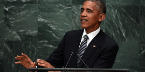 Barakas Obama ST Generalinės Asamblėjos tribūnoje, 2016 m. rugsėjo 20 d.